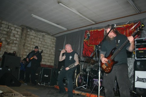 doomsyndicate Doom Syndicate performs at Coffin House Studios, opening for Goatwhore. Photo courtesy of Coffin House Studios